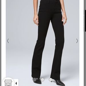 White house black market black jeans curvy fit 12